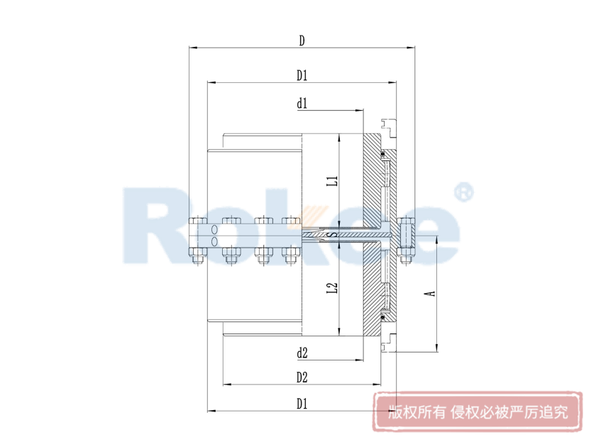 垂直安裝齒式聯(lián)軸器,垂直安裝型鼓形齒式聯(lián)軸器