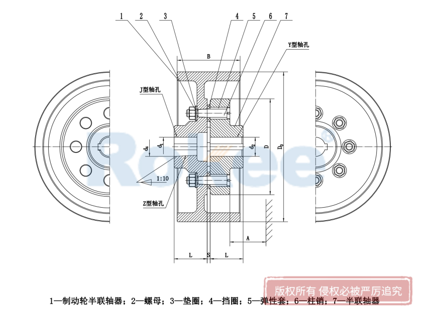 LTZ聯(lián)軸器,TLL聯(lián)軸器,LTZ彈性聯(lián)軸器,TLL彈性聯(lián)軸器,LTZ柱銷聯(lián)軸器,TLL柱銷聯(lián)軸器,彈性套柱銷聯(lián)軸器